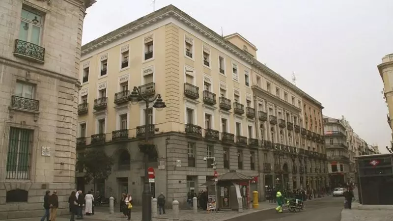Casa del Cordero, en la Puerta del Sol, Madrid. Foto de Archivo.
