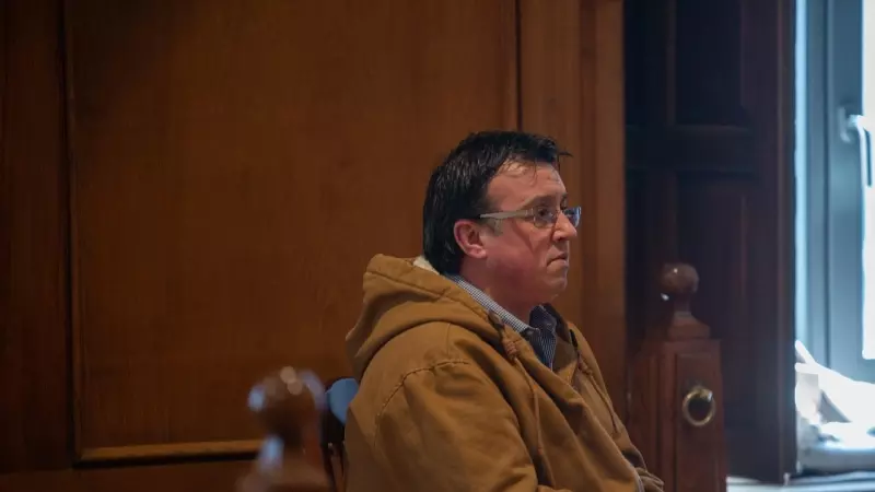 José Luis Abet, durante el juicio celebrado el 6 de marzo de 2023 en la Audiencia Provincial de Pontevedra (Galicia)