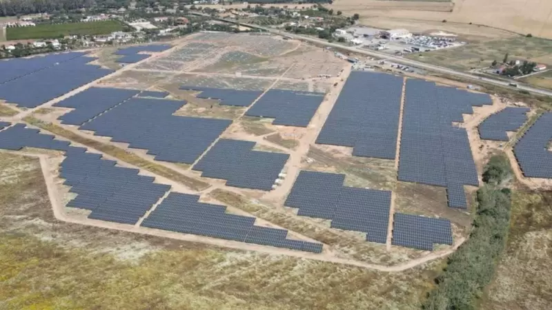 Planta solar de San Antonio, de Endesa, en Huelva.