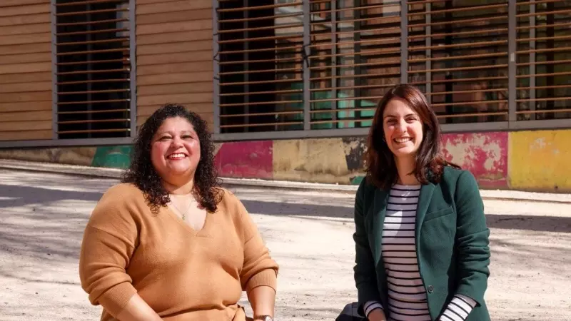 Carolina Elías junto a Rita Maestre