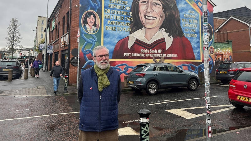 Ex líder del Sinn Fein, Gerry Adams