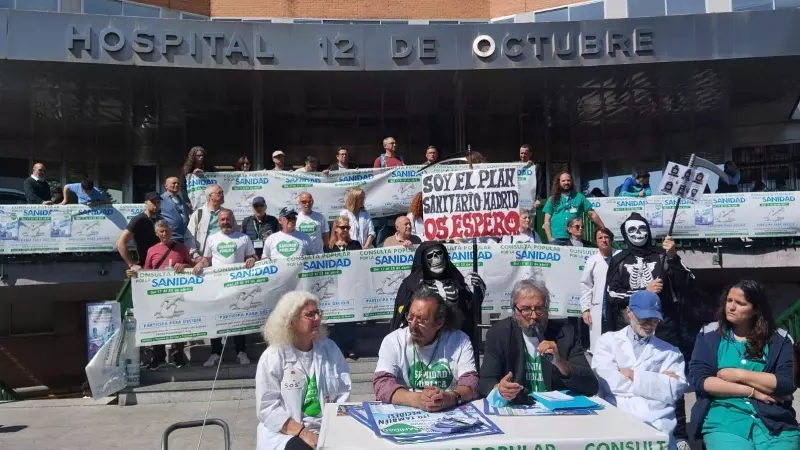 Los vecinos de Madrid organizan una consulta ciudadana en defensa de la sanidad pública: 'No vamos a parar'