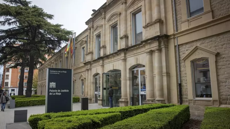 Imagen de archivo del Palacio de Justicia de La Rioja.