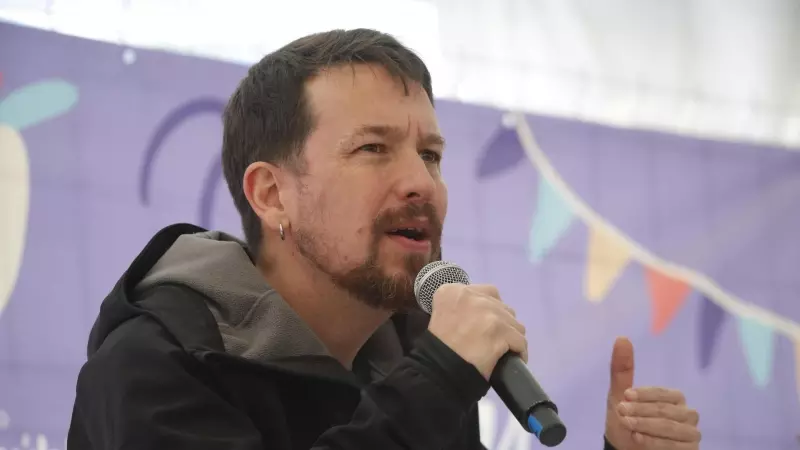 15/04/2023. Pablo Iglesias interviene en la inauguración de la Fiesta de la Primavera, a 15 de abril de 2023.