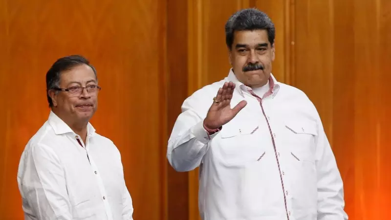 El presidente de Colombia, Gustavo Petro, junto a su homólogo venezolano, Nicolás Maduro, durante un encuentro bilateral. Imagen de Archivo.