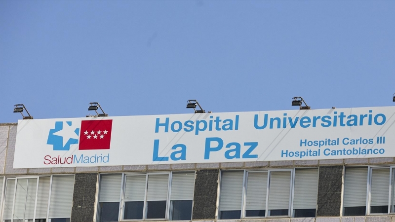 Fachada del Hospital Universitario La Paz, a 24 de julio de 2022, en Madrid (España).