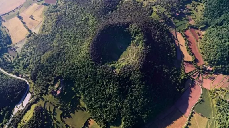 Podem visitar el Parc Natural de la Zona Volcànica de la Garrotxa