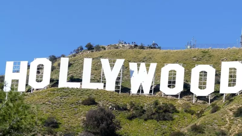 Letrero de Hollywood en Los Ángeles, California.