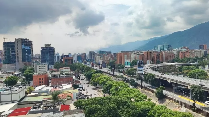 Vista panorámica de la capital de Venezuela, Caracas