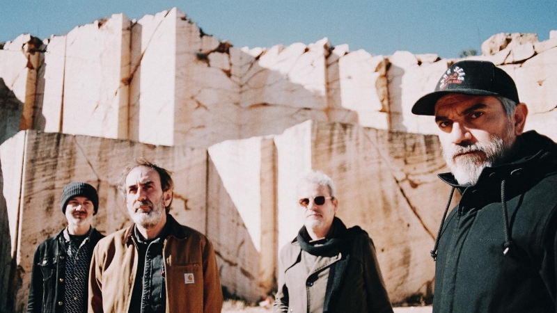 Los miembros de Surfin' Bichos: Carlos Cuevas, Joaquín Pascual, José Manuel Mora y Fernando Alfaro.