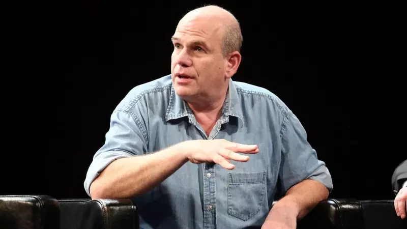David Simon, creador de la serie de HBO 'The Wire', durante una conferencia en el Tribeca Film Festival, a 24 de abril de 2014, Nueva York.