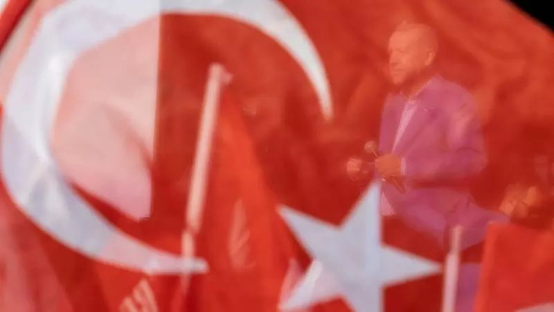 El presidente de Turquía, Recep Tayyip Erdogan, durante un acto electoral en Estambul, a 7 de mayo de 2023.