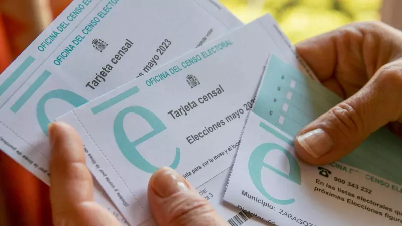 Las tarjetas censales enviadas por la Oficina del Censo Electoral para las elecciones del 28 de mayo.