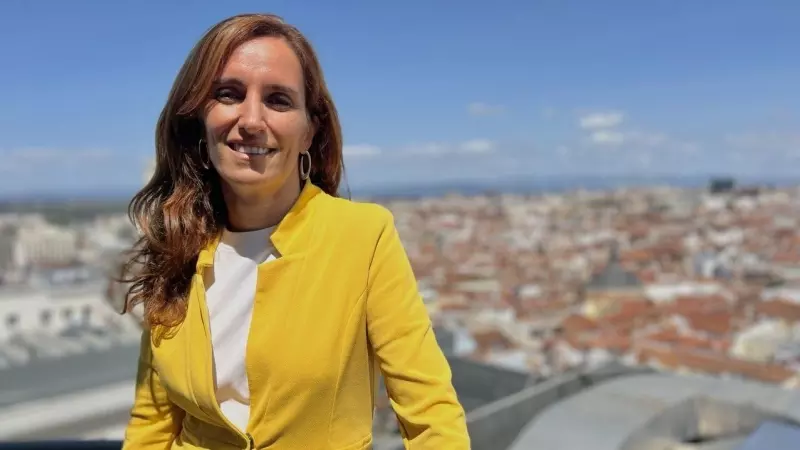 Mónica García, candidata a la Presidencia de la Comunidad de Madrid por Más Madrid. — Jaime Morato