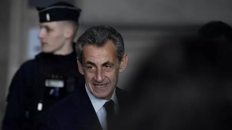 Nicolas Sarkozy, a su llegada a un juzgado de París, en una imagen tomada en diciembre de 2023