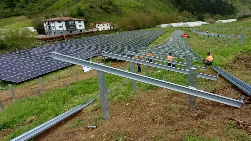 Instalación de las placas fotovoltaicas en Córdoba.