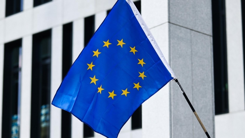 Bandera de la Unión Europea. Archivo.