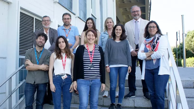 16/05/2023 - Part de l'equip que ha fet la recerca sobre la tècnica que permetria detectar el càncer d'endometri.