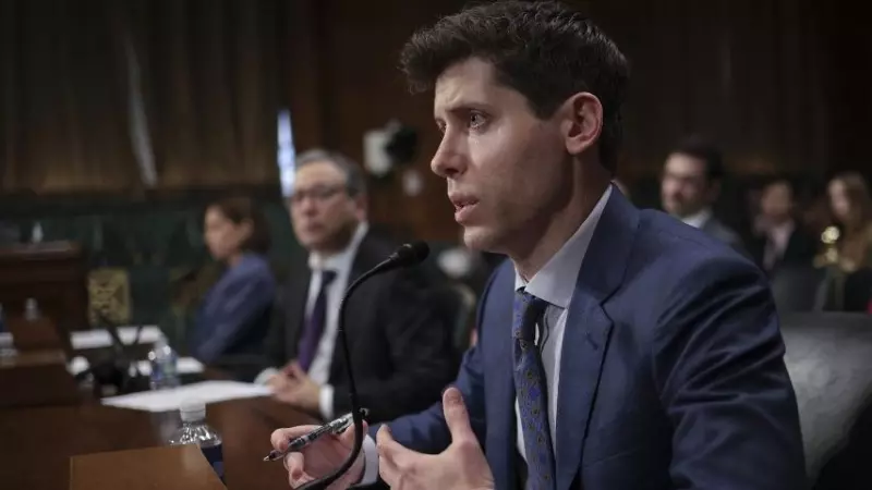 16/05/2023 - Samuel Altman, director ejecutivo de OpenAI, testifica ante el Subcomité Judicial del Senado sobre Privacidad, Tecnología y Leu, a 16 de mayo en Washington, DC.