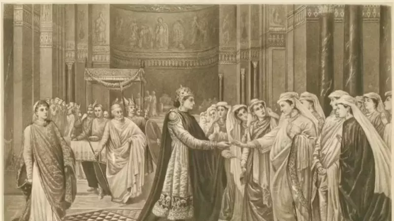 19/05/2023- El emperador Teófilo elige a su emperatriz, s. XIX.