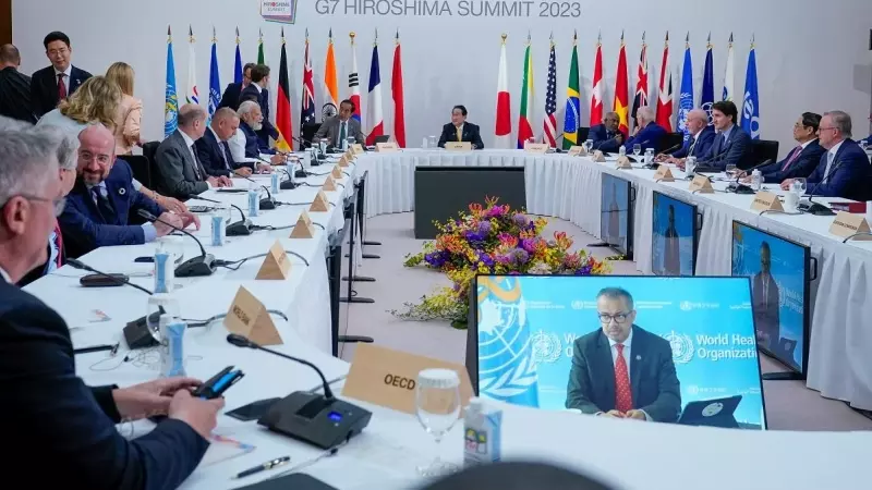 Líderes internacionales asisten a la cumbre del G7 en Hiroshima (Japón), a 20 de mayo de 2023