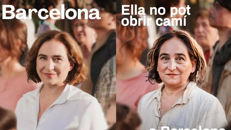 La candidata de Barcelona En Comú, en la campanya d'Arrels Fundació