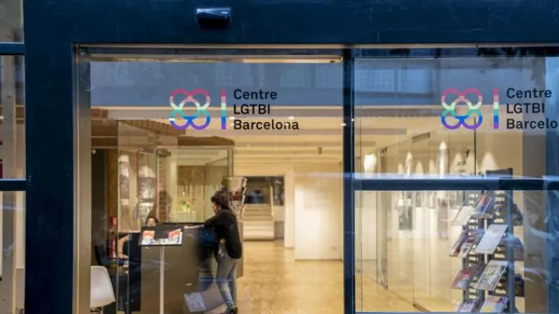 La sede del Centre LGTBI Barcelona.