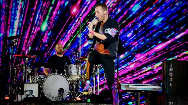Coldplay ahir a l’Estadi Olímpic.