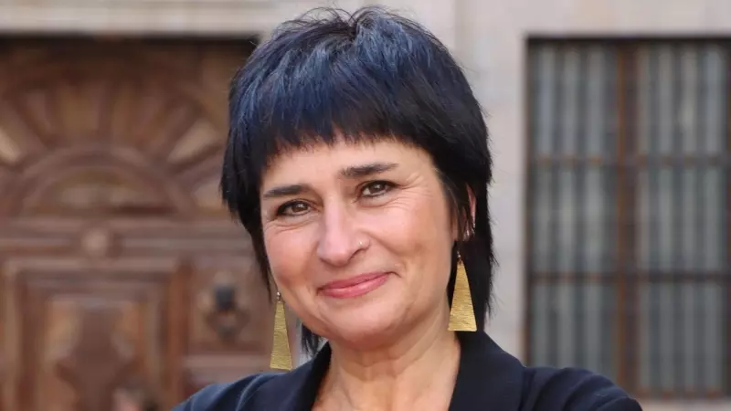 Laura Aznal, la candidata de EH Bildu a la Presidencia del Gobierno de Navarra.
