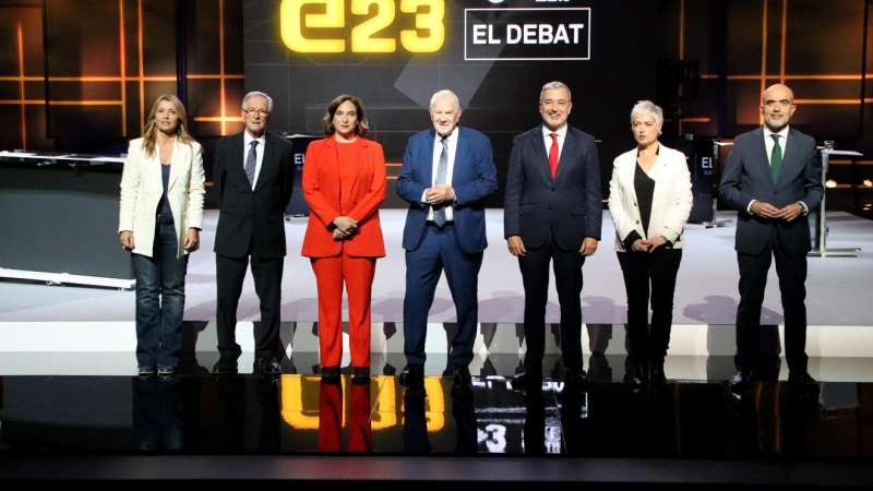 23/05/2023 - Candidats a les eleccions municipals de Barcelona en el debat de TV3 i Catalunya Ràdio.
