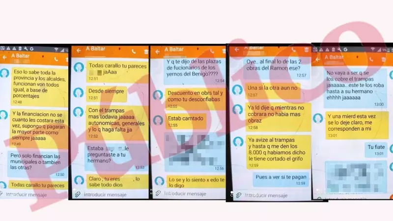26/5/23 Mensajes de texto en otra de las conversaciones de José Luis Baltar por sms.