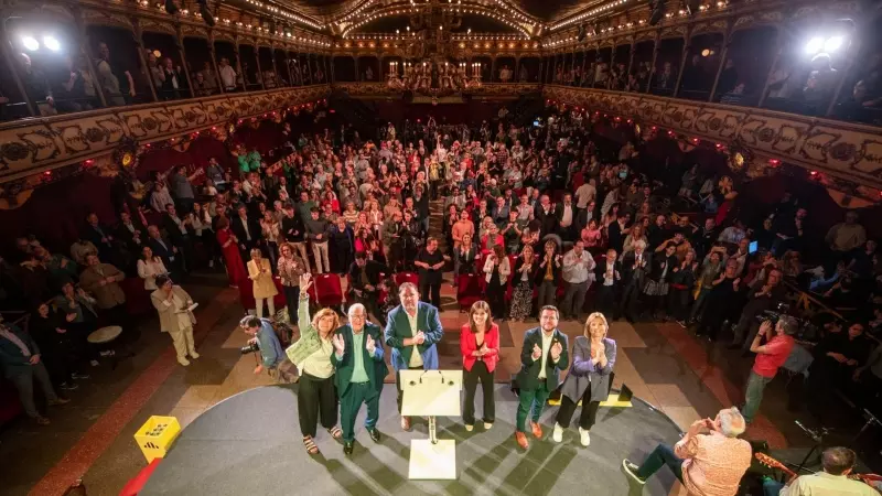 L'acte de final de campanya d'Esquerra a La Paloma de Barcelona.