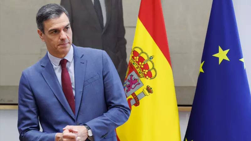 30/05/2023 - El presidente del Gobierno, Pedro Sánchez en el Palacio de la Moncloa, a 30 de mayo de 2023, en Madrid.
