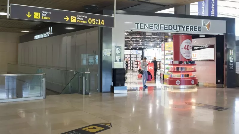 'Duty free' del Aeropuerto Tenerife Norte-Ciudad de la Laguna.