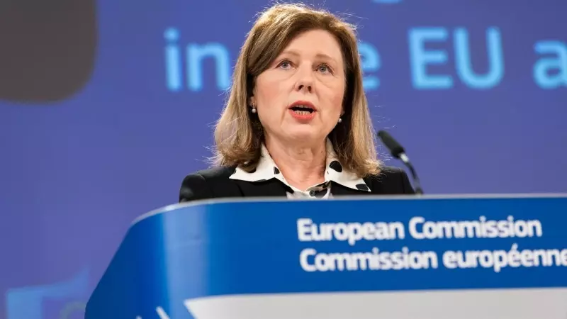 La vicepresidenta de la Comisión Europea, Vera Jourova.