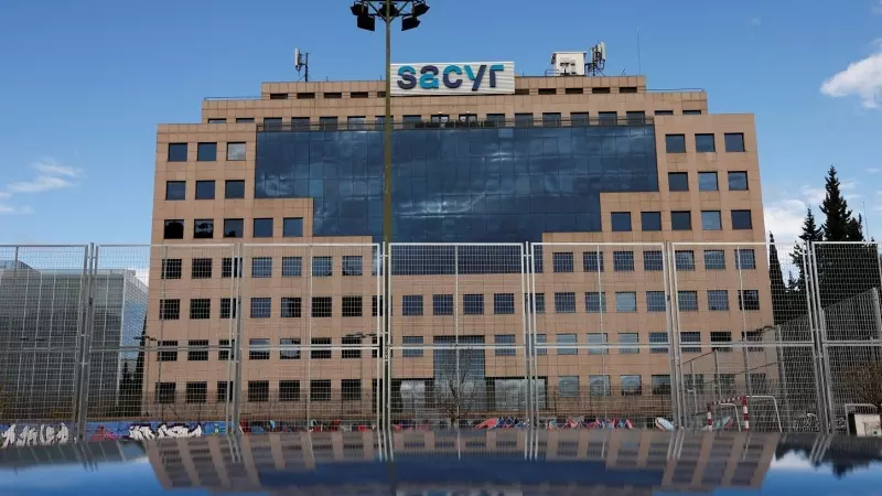 Vista de la sede de la constructora Sacyr en Madrid. REUTERS/Susana Vera