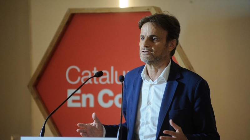 El presidente de Unidas Podemos en el Congreso, Jaume Asens, en el Consell Nacional de Catalunya en Comú, a 10 de junio de 2023, en Barcelona.