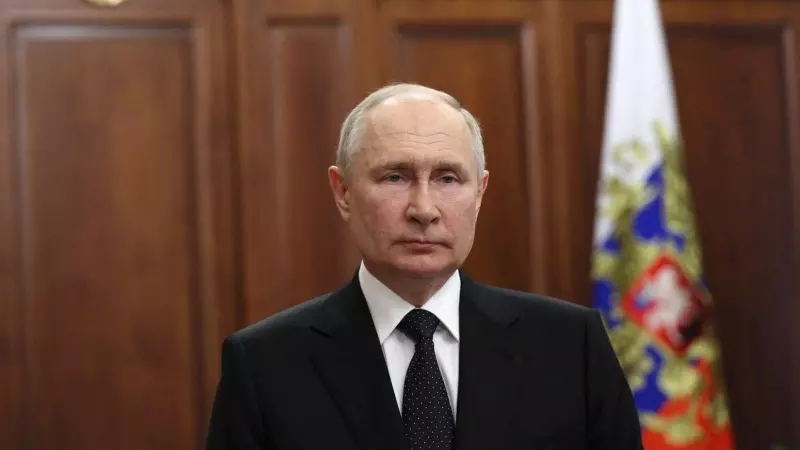 El presidente ruso, Vladimir Putin, ofrece un discurso televisado tras la rebelión del grupo Wagner, a 24 de junio de 2023