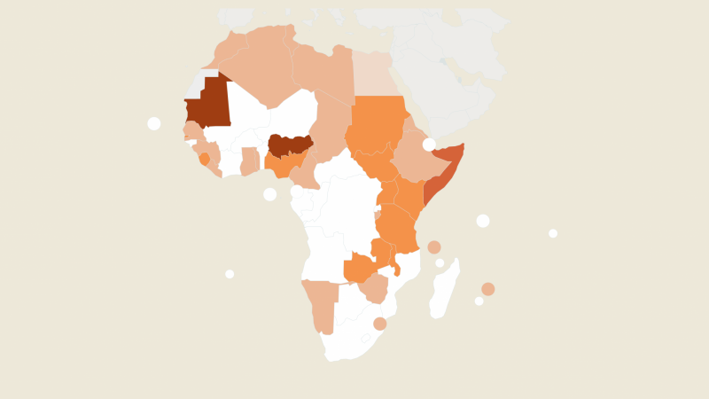 Penalización de los actos sexuales consentidos entre personas del mismo sexo en África.