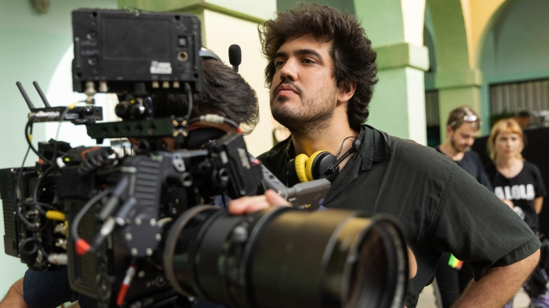 El director y guionista Alejandro Marín, en el rodaje.