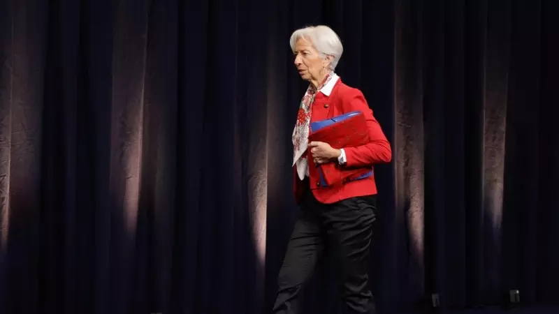 La presidenta del Banco Central Europeo, Christine Lagarde, durante una reunión en Suecia, a 28 de abril de 2023.