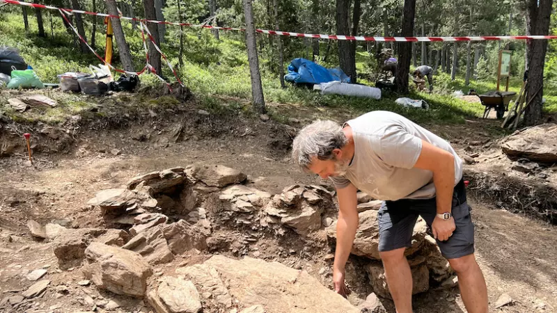 31-7-2023 Òscar Augé, arqueòleg coordinador de l'excavació