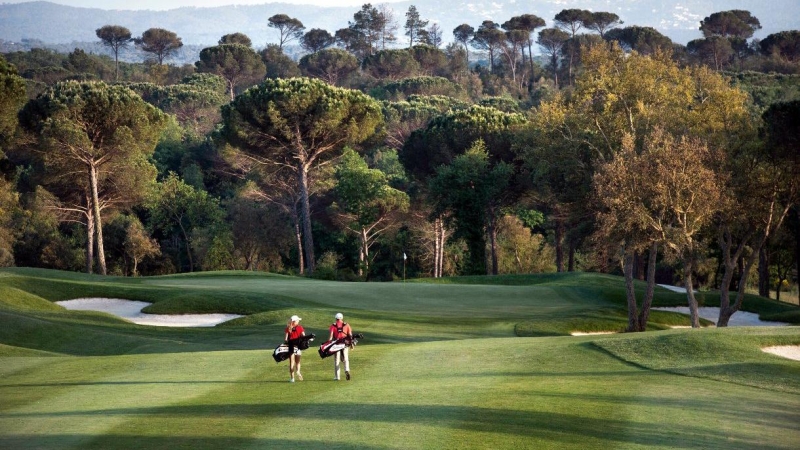01/08/2023 - Imatge d'un dels camps del complex Camiral Golf & Wellness (PGA Catalunya).