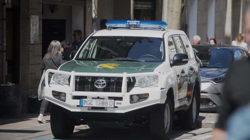 Un vehículo de la Guardia Civil, a 31 de mayo de 2023.