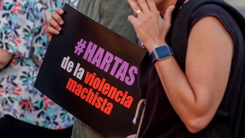 Imagen de archivo de una protesta contra la violencia machista, a 20 de julio de 2023, en Madrid.