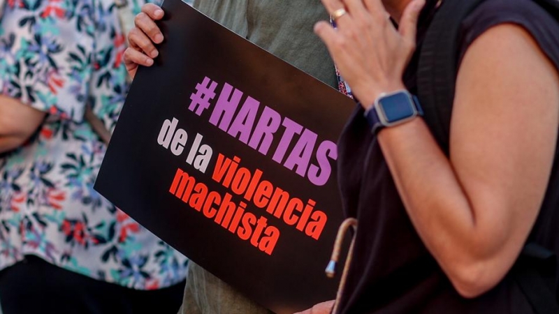 Imagen de archivo de una protesta contra la violencia machista, a 20 de julio de 2023, en Madrid.