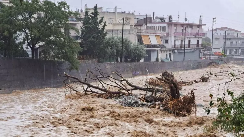 Inundaciones en Grecia provocadas por la borrasca 'Daniel', a 5 de septiembre de 2023