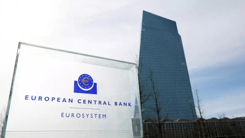 El logo del BCE en el exterior de su sede en Fráncfort. REUTERS/Heiko Becker
