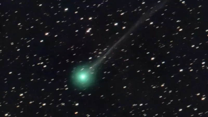 Una imagen del cometa Nishimura.