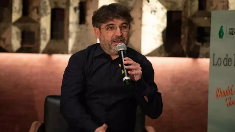 El periodista Jordi Évole durante la presentación de la nueva temporada de ‘Lo de Évole’, a 7 de febrero de 2023, en Barcelona.
